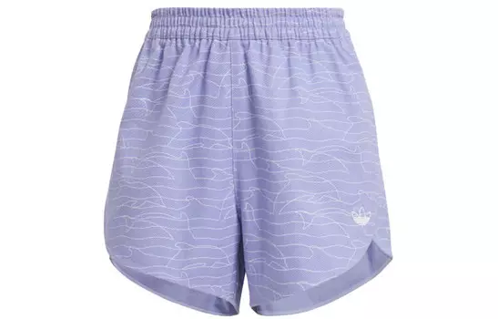Повседневные шорты женские светло-фиолетовые Adidas Originals
