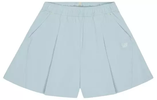 Повседневные шорты женские светло-голубые New Balance