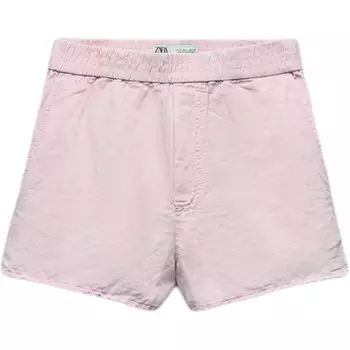 Повседневные шорты женские светло-розовые Zara