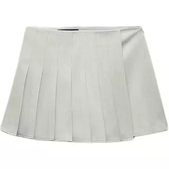 Повседневные шорты женские светло-серые Zara