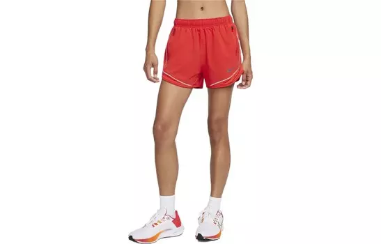 Повседневные шорты женские светло-темно-красные Nike