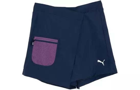 Повседневные шорты женские темно-синие Puma