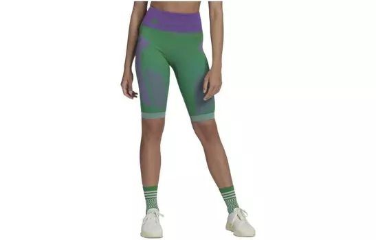 Повседневные шорты женские зеленые Adidas