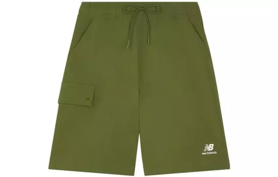 Повседневные шорты женские зеленые New Balance