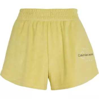 Повседневные шорты женские желтые Calvin Klein