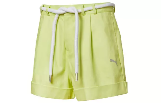 Повседневные шорты женские желтые Puma
