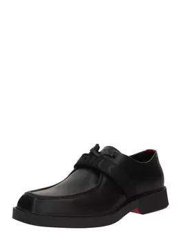 Повседневные туфли на шнурках HUGO Lace-Up Shoes Iker, черный