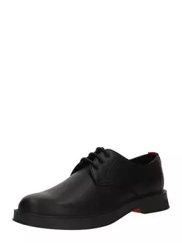 Повседневные туфли на шнурках HUGO Lace-Up Shoes Lenner, черный