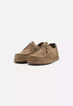 Повседневные туфли на шнуровке Utti Lace Narrow Unisex Birkenstock, серо-тауповые