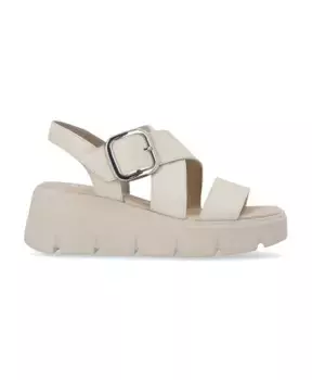 Повседневные женские сандалии на плоской подошве Rieker, бежевый