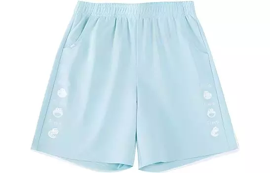 Повседневные женские шорты Anta x ZHIMAJIE,LIANMINGKUAN Life Collection, Light Phoenix Blue
