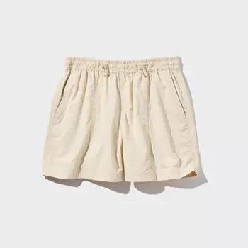 Повседневные женские шорты Uniqlo, светло-бежевый