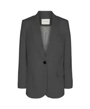 Повседневный блейзер He Melet Copenhagen Muse, серый