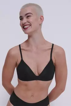 Повседневный бюстгальтер с мягкой подкладкой Sloggi, черный