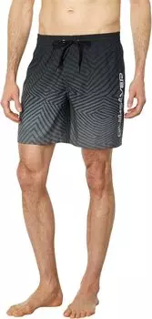 Повседневный изогнутый логотип Volley 17 дюймов Quiksilver, черный