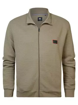 Повседневный кардиган больших размеров для мужчин коричневого цвета Petrol Industries, желтый