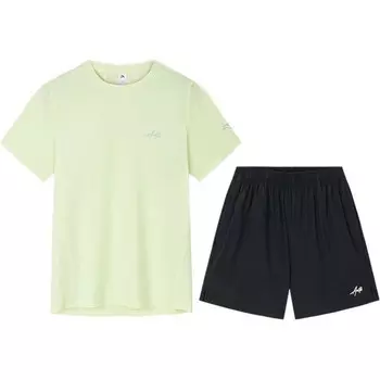 Повседневный комплект для бега из коллекции Women's Lemon Green/Basic Black Anta