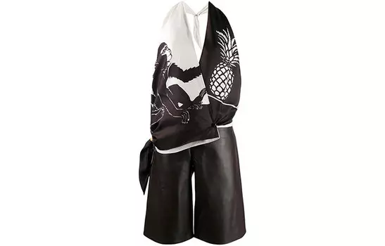 Повседневный комплект женский черный Bottega Veneta