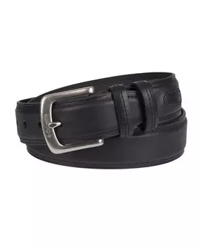 Повседневный кожаный мужской ремень Columbia, черный