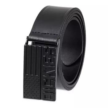 Повседневный кожаный ремень с пряжкой и пряжкой Big & Tall Dickies с американским флагом