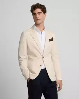 Повседневный мужской блейзер Silbon, бежевый