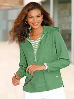 Повседневный образ Блузка без шнуровки Casual Looks, цвет Apfel