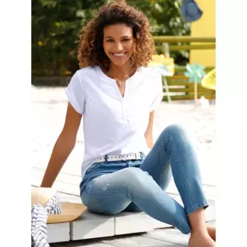 Повседневный образ Блузка с короткими рукавами Casual Looks, цвет Hellros