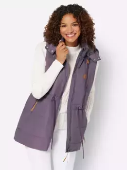 Повседневный образ, длинный жилет Casual Looks, цвет Feige