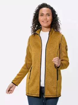Повседневный образ флисовая куртка Casual Looks, черный