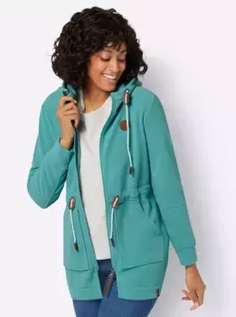 Повседневный образ флисовая куртка Casual Looks, цвет Ozean