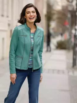 Повседневный образ флисовая куртка Casual Looks, цвет Salbei