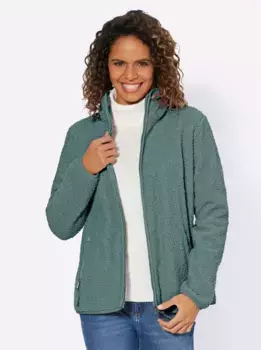 Повседневный образ флисовая куртка Casual Looks, цвет Jade
