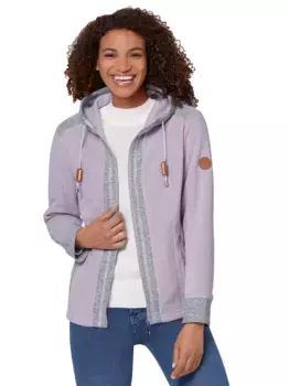 Повседневный образ флисовая куртка Casual Looks, цвет Flieder