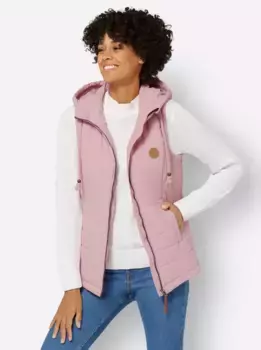 Повседневный образ стеганый жилет Casual Looks, цвет Hortensie