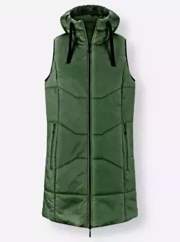 Повседневный образ стеганый жилет Casual Looks, цвет Moos