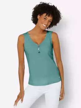 Повседневный образ: топ-рубашка Casual Looks, цвет Salbei