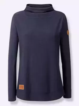 Повседневный образ Вязаный джемпер "Пуловер" Casual Looks, цвет морской волны