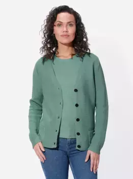 Повседневный образ Вязаный свитер "Twinset" Casual Looks, цвет Jade