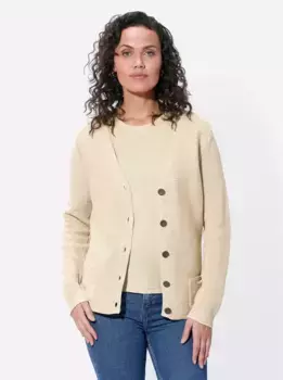 Повседневный образ Вязаный свитер "Twinset" Casual Looks, слоновая кость