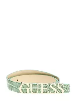Повседневный ремень GUESS Belt Silvye, цвет emerald/light green