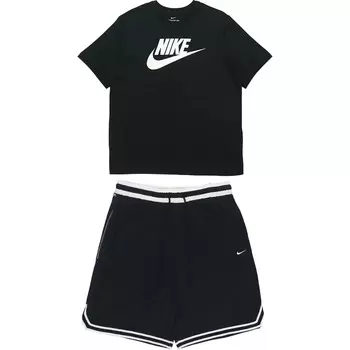 Повседневный спортивный мужской спортивный костюм черный Nike, черный