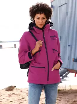 Повседневный вид. Функциональная куртка с капюшоном Casual Looks, цвет Magenta