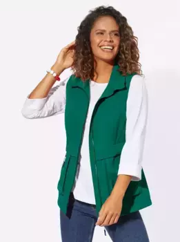 Повседневный жилет из софтшелла Casual Looks, зеленый