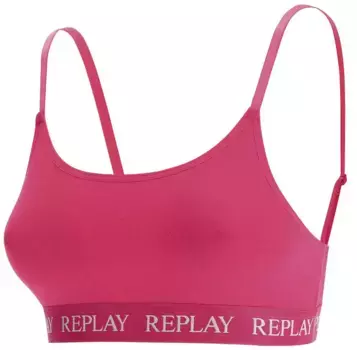Повторное бюстье "LADY CASUAL BRALETTE", с регулируемыми бретельками-тоненьками Replay, фуксия