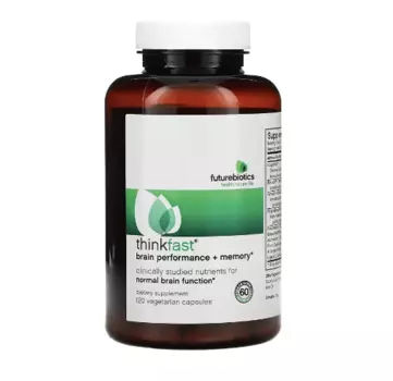 Повышение производительности мозга и памяти 120 капсул FutureBiotics