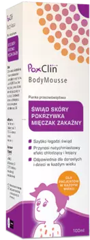Poxclin Bodymousseпенка от кожного зуда и крапивницы, 100 ml