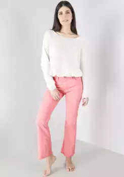 Пожалуйста Джинсовые брюки с 5 карманами Please Jeans, цвет 3280-Pink Punch