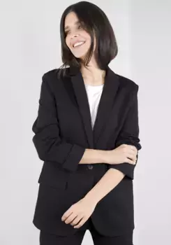 Пожалуйста, джинсовый длинный пиджак Please Jeans, цвет Nero