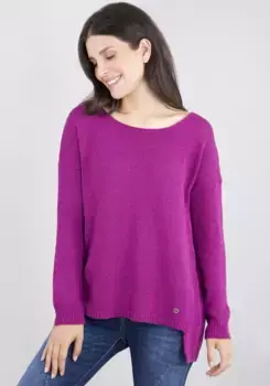 Пожалуйста Джинсовый вязаный свитер Please Jeans, цвет Uva