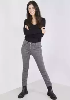 Пожалуйста, джинсы скинни Please Jeans, цвет Nero Grigio